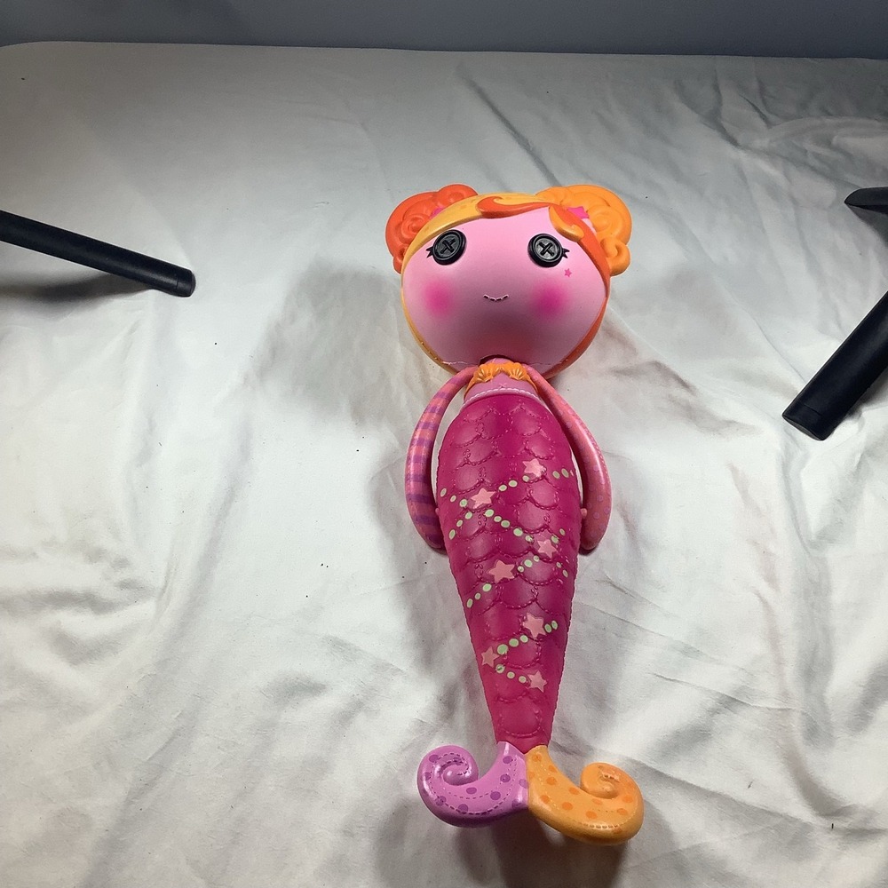 Lalaloopsy Lala-Oopsie Mermaid Opal 15" Doll Orange Pink MGA